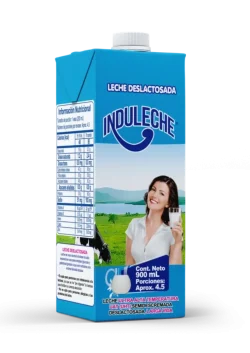 Leche deslactosada semi descremada uht tetrapack 900ml..