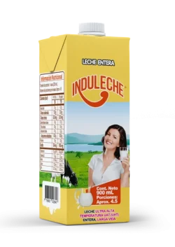 Leche entera tetrapack uht 900 ml